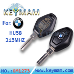 BMW HU58 3 button remote key 315MHZ